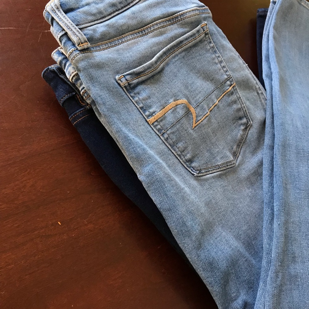 American Eagle Jeans Bundle - Sizes 8 Short & 10 Short (all ~29 in waist) - Picture 7 of 15